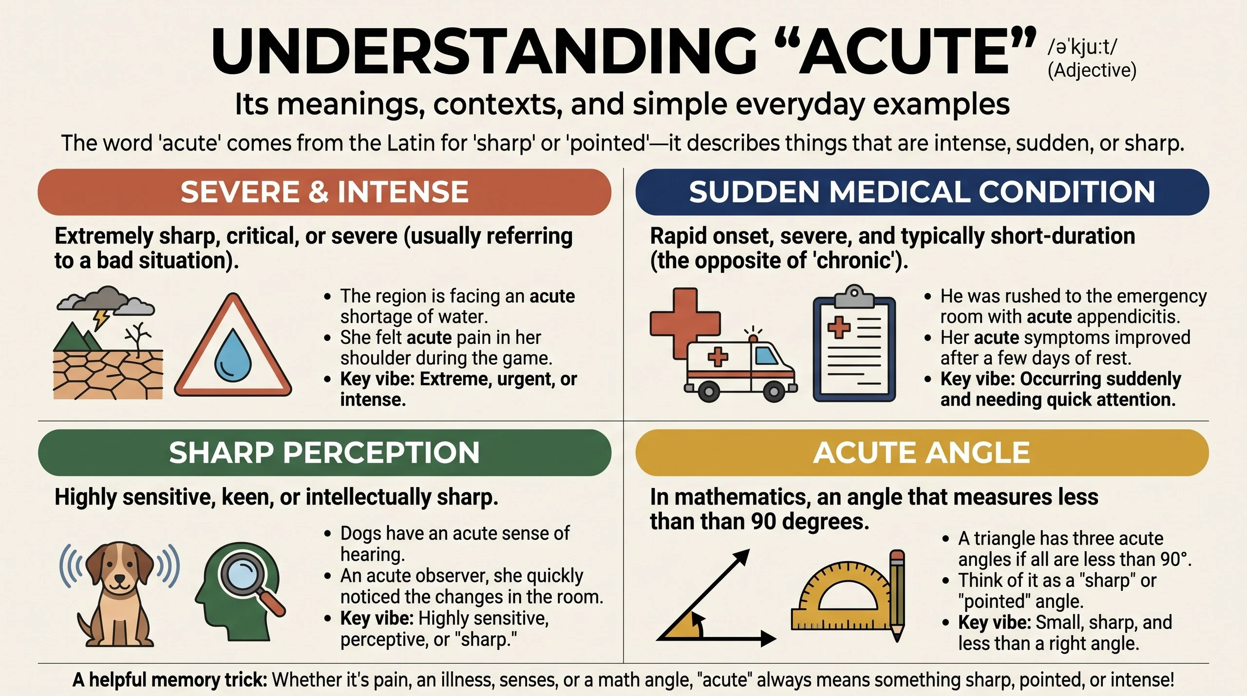 Acute meaning