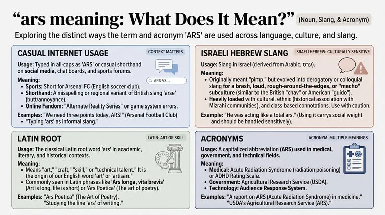 ars meaning