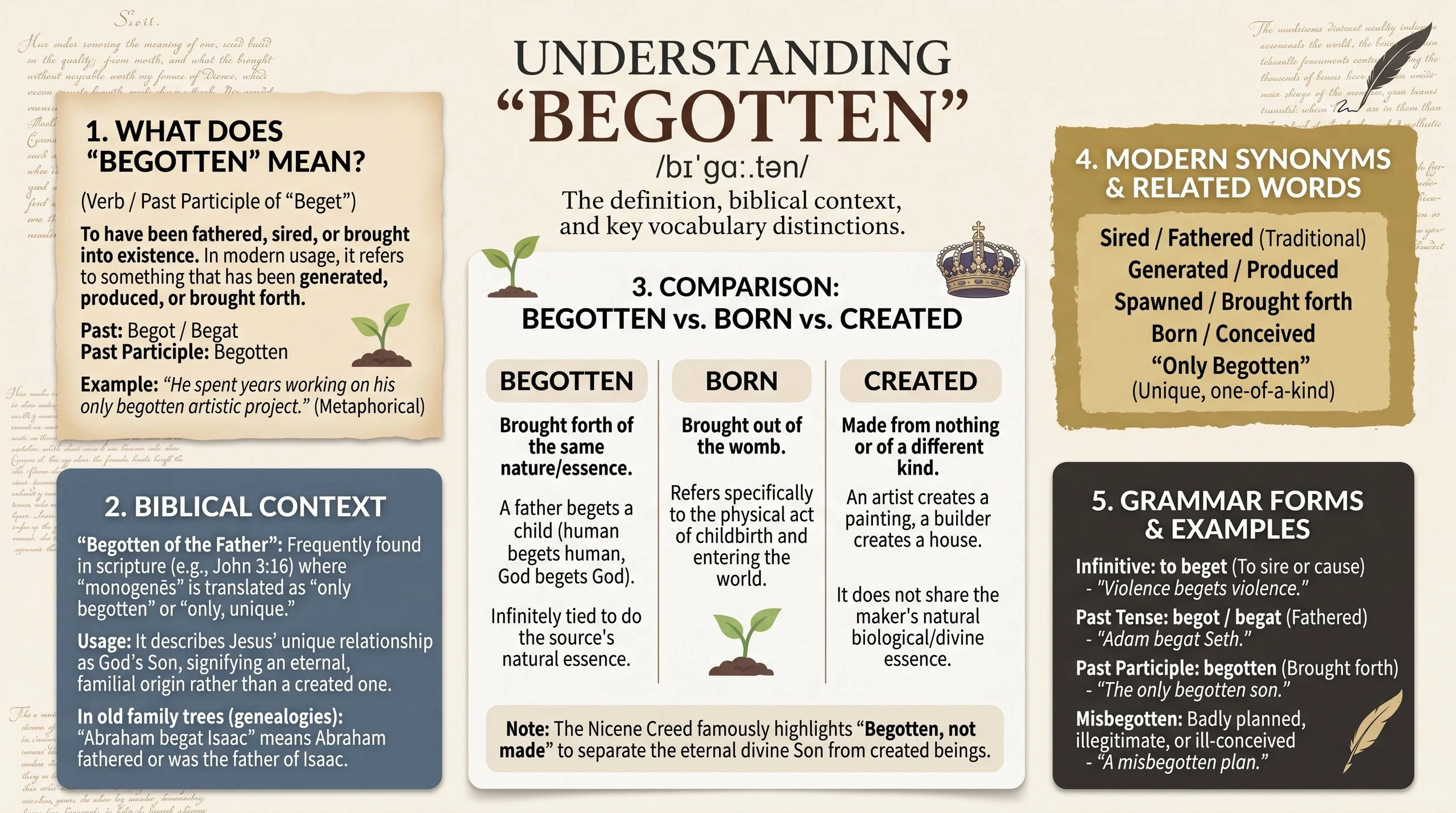 begotten meaning