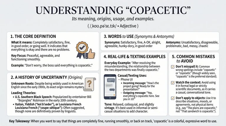 copacetic meaning