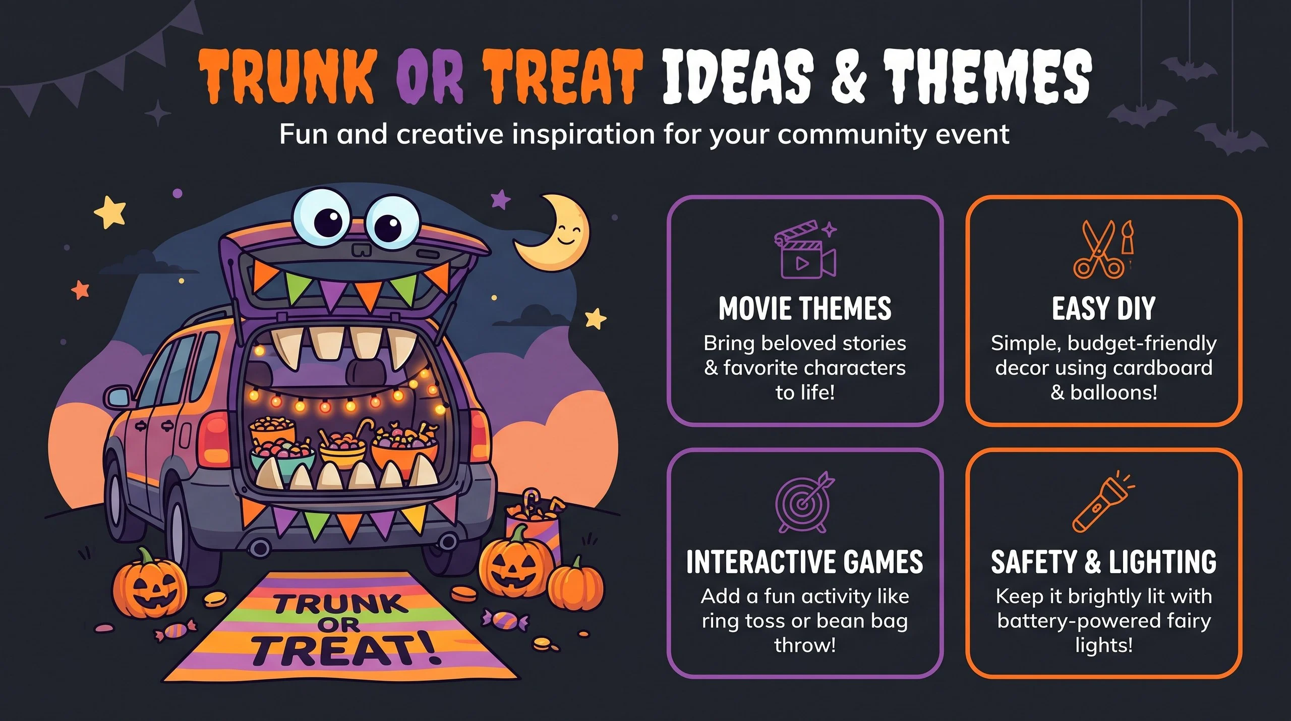 Trunk or Treat Ideas| Creative, Easy & Low-Budget Themes