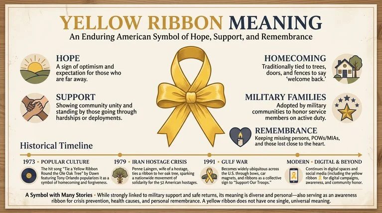 yellow ribbon meaning