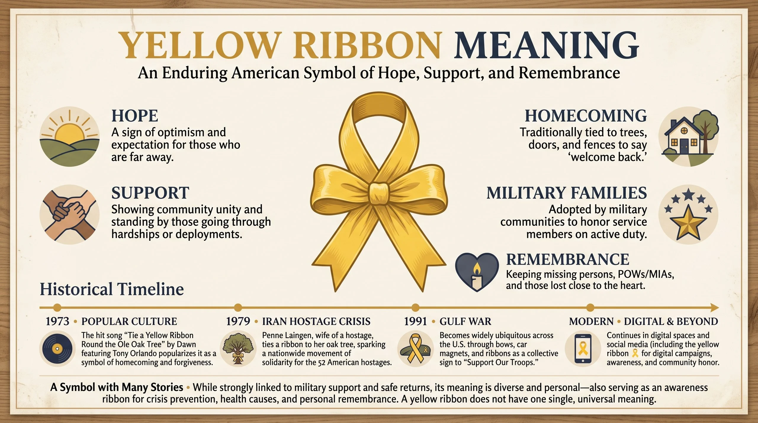 yellow ribbon meaning